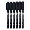 Daler-Rowney Simply Black Fineliners Set, 6 Pens, Ilustration, Drawing, Water-Resistant,