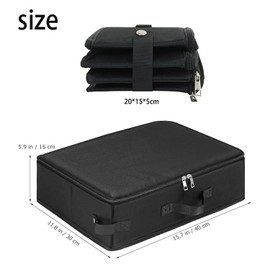 Roczential Factory Stock Portable Foldable Travel Cat Litter Box with Lid and Handle, Waterproof and Durable Fabric, Standard Size, Easy to Clean, Compact Design for Indoor and Outdoor Use