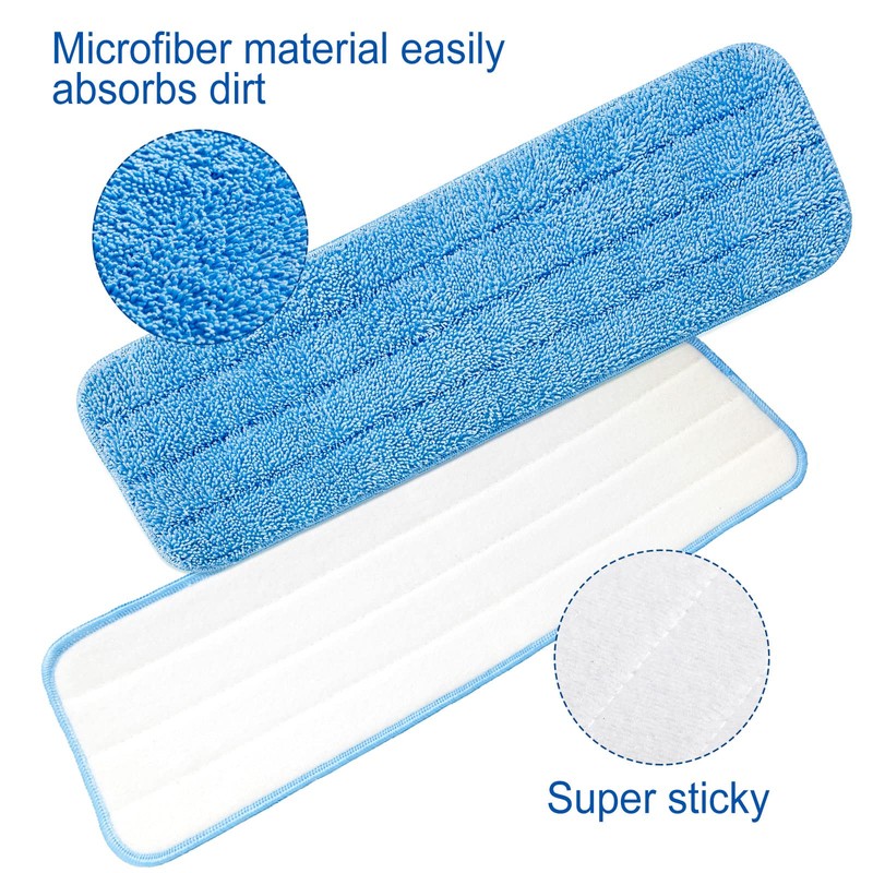 Microfiber Mop Pads Replacement Heads, Washable Reusable, 70 Pcs