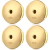 Earring Backs Gold for Stud 925 Sterling Silver Safety Locking