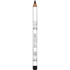 lavera Soft Eyeliner - Black 01 - Natural Cosmetics - Comfortable Application - Free from Silicones - Free from Mineral Oil - Vegan - Organic Jojoba Oil & Organic Sunflower Oil - 1.14 g