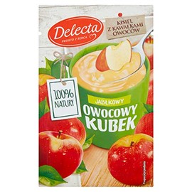 DELECTA Kisiel hot jelly treat APPLE 5pc./5 servings Made in Poland
