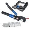 ZUVER 10 Tons Hydraulic Crimping Tool Kit Cable Lug Crimper