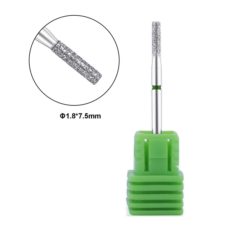 Acycoin2A 2Pcs Safety Cuticle Nail Drill Bits (Model C)
