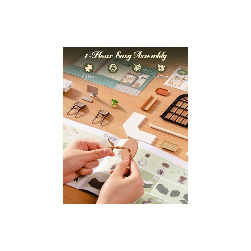 Rolife Super Creator - Micro Bricks Model Building Set for