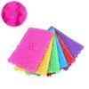 Acupressure mat (approx. 29x40cm) for foot health foot massage blue 5ea