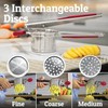 Large 15oz Potato Ricer with 3 Discs, Heavy Duty Stainless