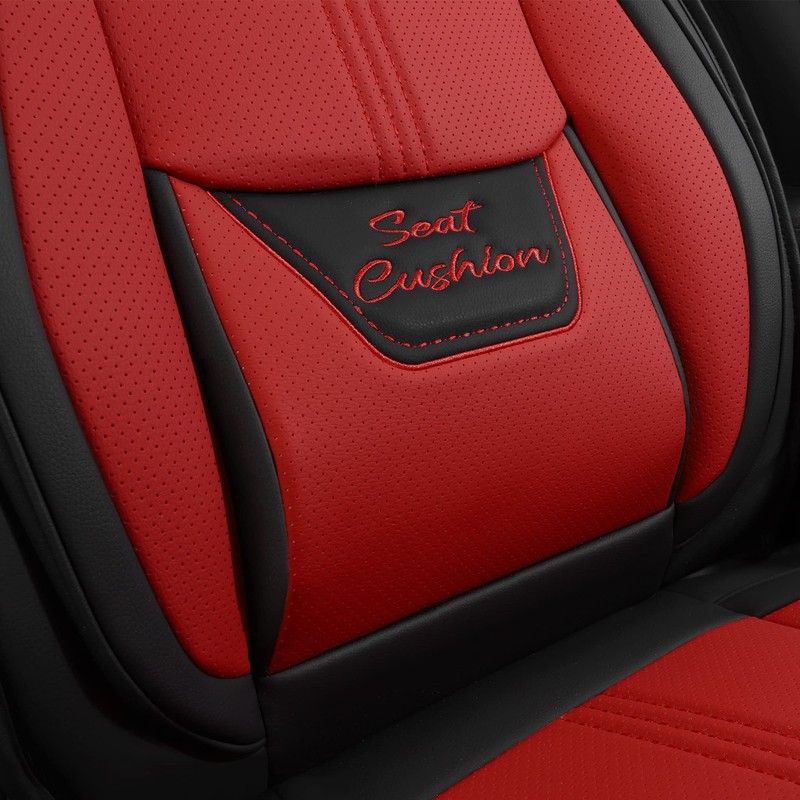 LINGVIDO Leather Car Seat Covers, Breathable Automotive Cover Cushion Accessories