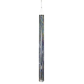 In the Breeze 9052 Silver Holographic Mylar Windsock