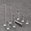 Wensilon（250pcs）#8×1-1/4”for Sheet Metal Self-Tapping Screws 410 Stainless Steel Flat Head