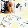 Emilystyle Dog Key Chain with Bell with Bone Charm Bone