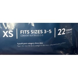 GOODNITES NIGHTTIME UNDERWEAR XS FITS SIZES 3-5 22 CT, BLUE BEDWTTING DIAPER