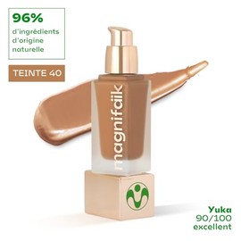 Magnifaik Just Perfect Base Maquillaje Ligera Líquida Cobertura Transparente Media Vegana Pieles Mate Onzas