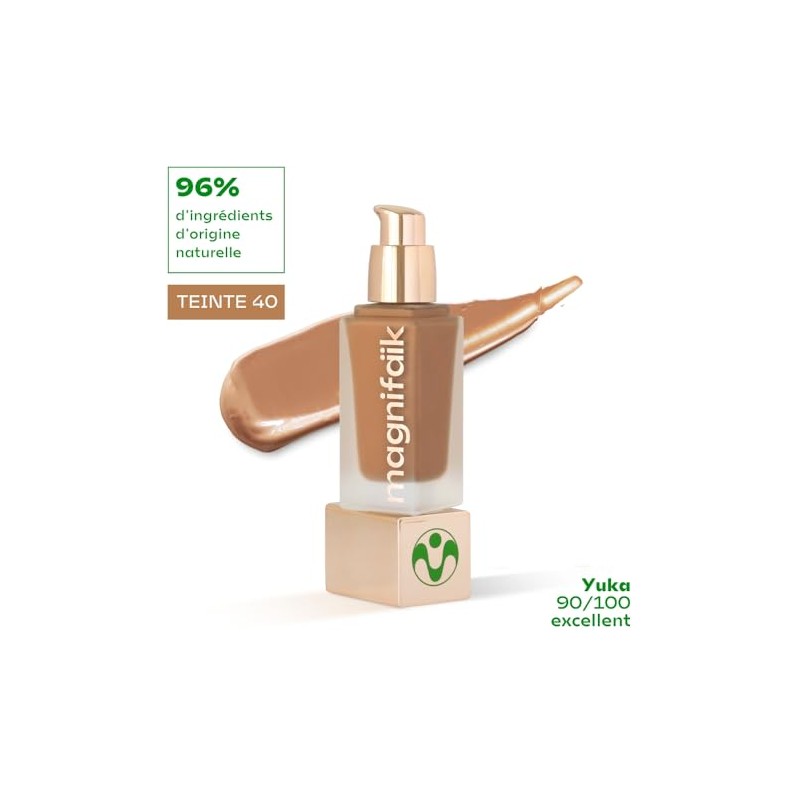 Magnifaik Just Perfect Base Maquillaje Ligera Líquida Cobertura Transparente Media