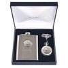 Engraved Son Christmas Pewter Horse Racing Feature Pocket Watch and