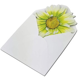 Lime Green 3-D Flower Pop Up Cards - 4" Wide, Set of 25, Birthday Invitations, Mother's Day, Greeting, Wedding Favors, Thank You, Baby Shower, Gender Reveal, Craft Projects, Gift Tags, Easter