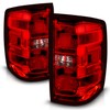 AmeriLite for 2015-2018 Chevy Silverado 1500 2500 3500 Clear Red