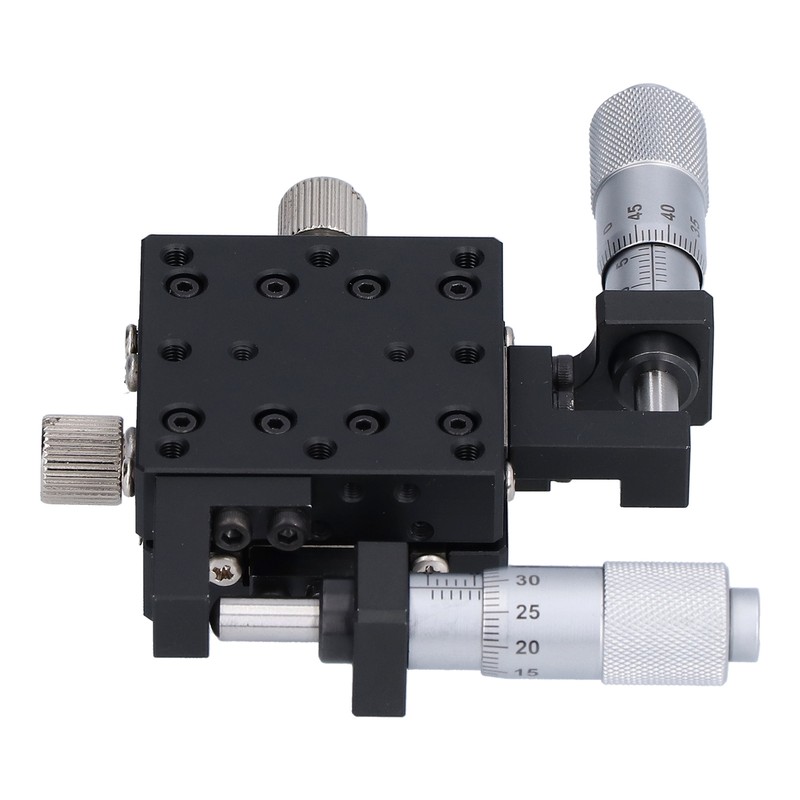 XY Linear Stage Cross Roller Micrometer Manual Slide Table Trimming