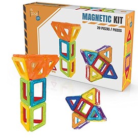 UNVI - Magnetic Kit 20 Pieces Tachan Building Games, Multicoloured (709T00632)