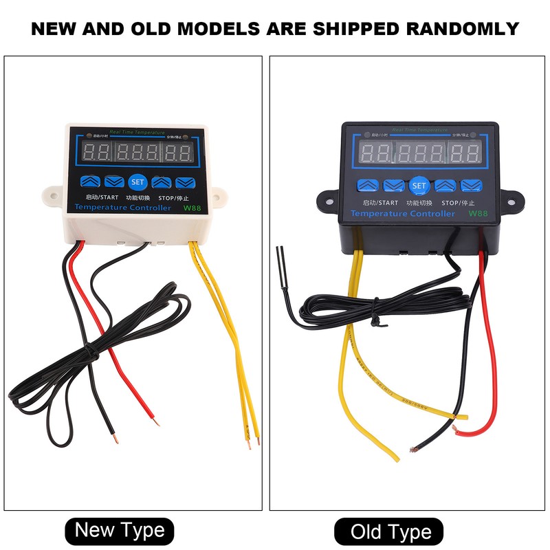 High Temperature Controller 3‑Display Multifunctional Control Switch W88 ‑19~99℃