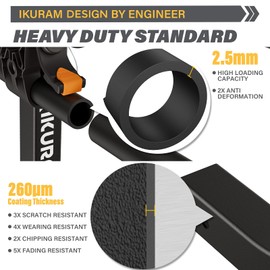 IKURAM R 4 Bike Rack Bicycle Carrier Racks Hitch Mount Double Foldable Rack for Cars, Trucks, SUV's and minivans with a 2" Hitch Receiver