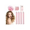 6pzs Curly Ondas En Cabello Rizos Sin Calor Tubogorro Satin