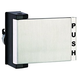 Rockwell Security Push-Pull Paddle Door Handle Right Hand in Aluminum Finish