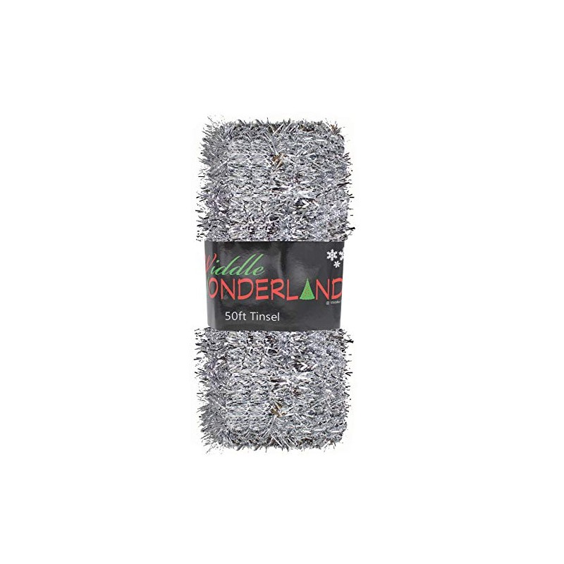 Widdle Wonderland Christmas Tree Tinsel 50ft x 3cm GREAT VALUE