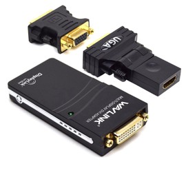 Wavlink USB 2.0 VGA / DVI/HDMI Multi-Display Adapter Graphics Adapter, Connect Multiple Monitors Up to 1920 x 1080 Resolution (Uses the Highest Quality DisplayLink DL-165 Chipset, Supports Windows