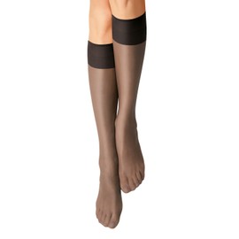 Nur Die Women's's 615969 Knee - High Socks 15 DEN Black (schwarz) One Size