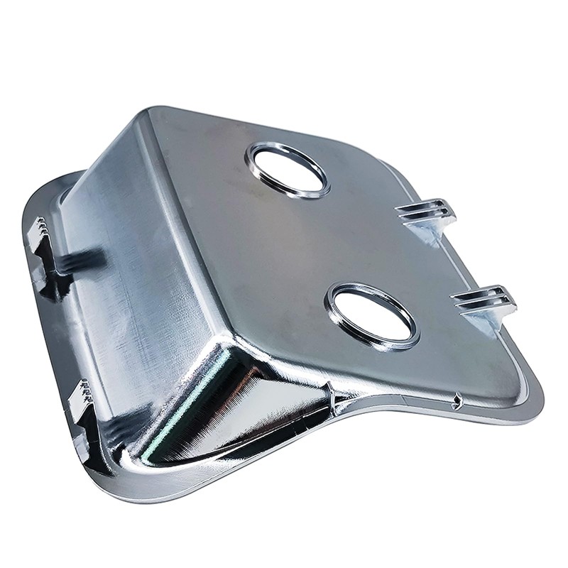 ASTAMOTOR 68345 Chrome Brake Valve Plate Fit for Peterbilt 357