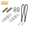 SecurityIng 4Pcs Scuba Dive Strobe Signal Light, Mini Tank Light