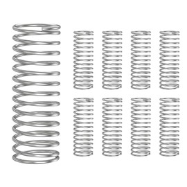 Ctyjia 10 PCS Compression Spring, 304 Stainless Steel Compressed Springs, 10mm OD, 0.7mm Wire Diameter, 50mm Length