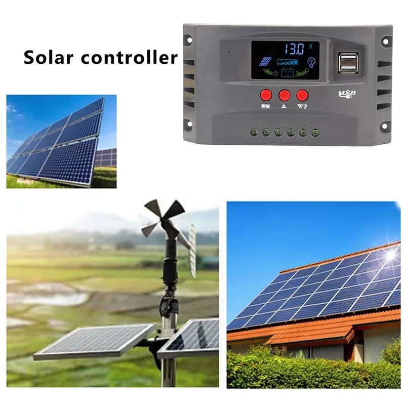 Solar Charge Controller MPPT Tracking Charging 12V 24V Automatic Adaptation