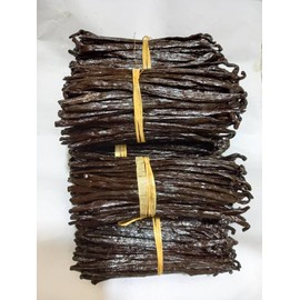 NY Vanilla 10 Vanilla Beans - Whole Grade A Vanilla Beans for Baking, Extract Making, 6-8"