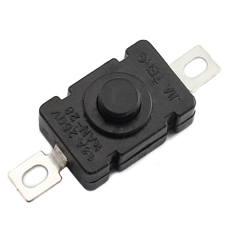 RuiLing 10pcs Self-Lock Push Button Switch KAN-28 for Flashlight SMD