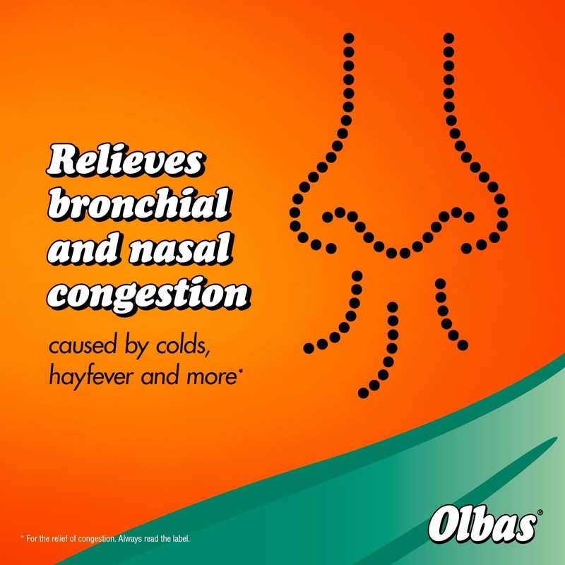 Olbas Nasal Inhaler 695mg Duo Pack for Congestion Relief and