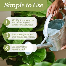 Leaves and Soul Hydrangea Professional Liquid Fertilizer - Complete 3-5-4 Nutrient Blend Concentrate for Enhanced Blooming & Growth - Perfect for Garden & Indoor Plants - New & Improved Blend - 8 oz