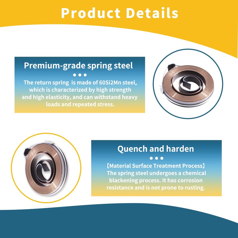 FOCMKEAS Drill Press Return Spring,Drill Press, Quill Springs,Feed Return Coil