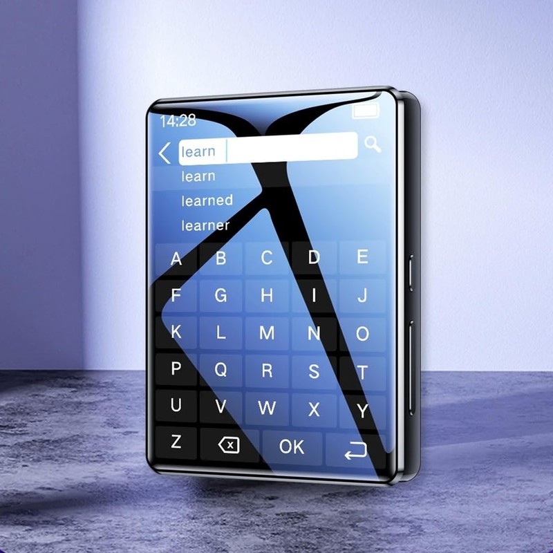 Aswalling Music Player Mini MP3 Player 2.4 Inch Full Screen