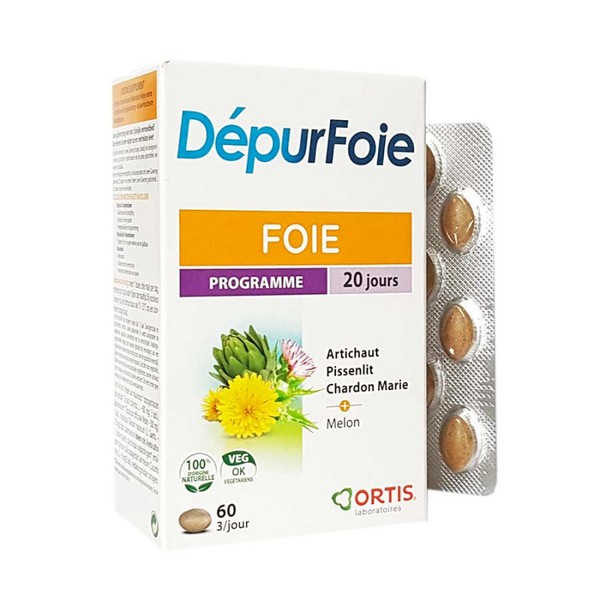 Ortis DépurFoie 60 tablets