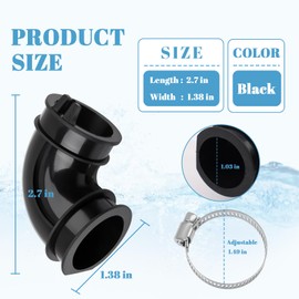 WD24X33918 Dishwasher Elbow Hose for GE Dishwasher Drain Pump