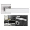 Sellon24® Door Handle Stainless Steel Matt for Interior Doors BB