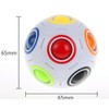 CuberSpeed Rainbow Ball Magic Cube Fidget Toy Puzzle Magic Rainbow