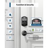 TEEHO TE001L Keyless Entry Door Lock with 2 Handles -