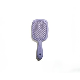 Muitomas, Haarbürste, Bürste für feines Haar mit flexiblen Borsten und ergonomischem Griff, Entwirrungsbürste für glattes und lockiges Haar, Lila