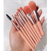 8 Pcs Travel Makeup Brush Set, Travel Makeup Brush Kit