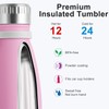 koodee 12 oz Stainless Steel Water Bottle Double Wall Vacuum