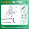 HUOPO 20 inch Gas Struts for Heavy Lid, 100lb/445N Lift