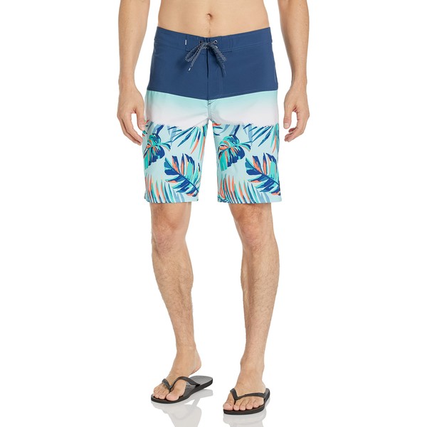 Quiksilver Men's Standard Surfsilk Panel 20 Boardshort Swim Trunk Bathing